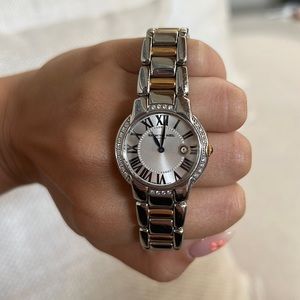 Women's Swiss Jasmine Diamond 1/4 cttw two tone 29mm